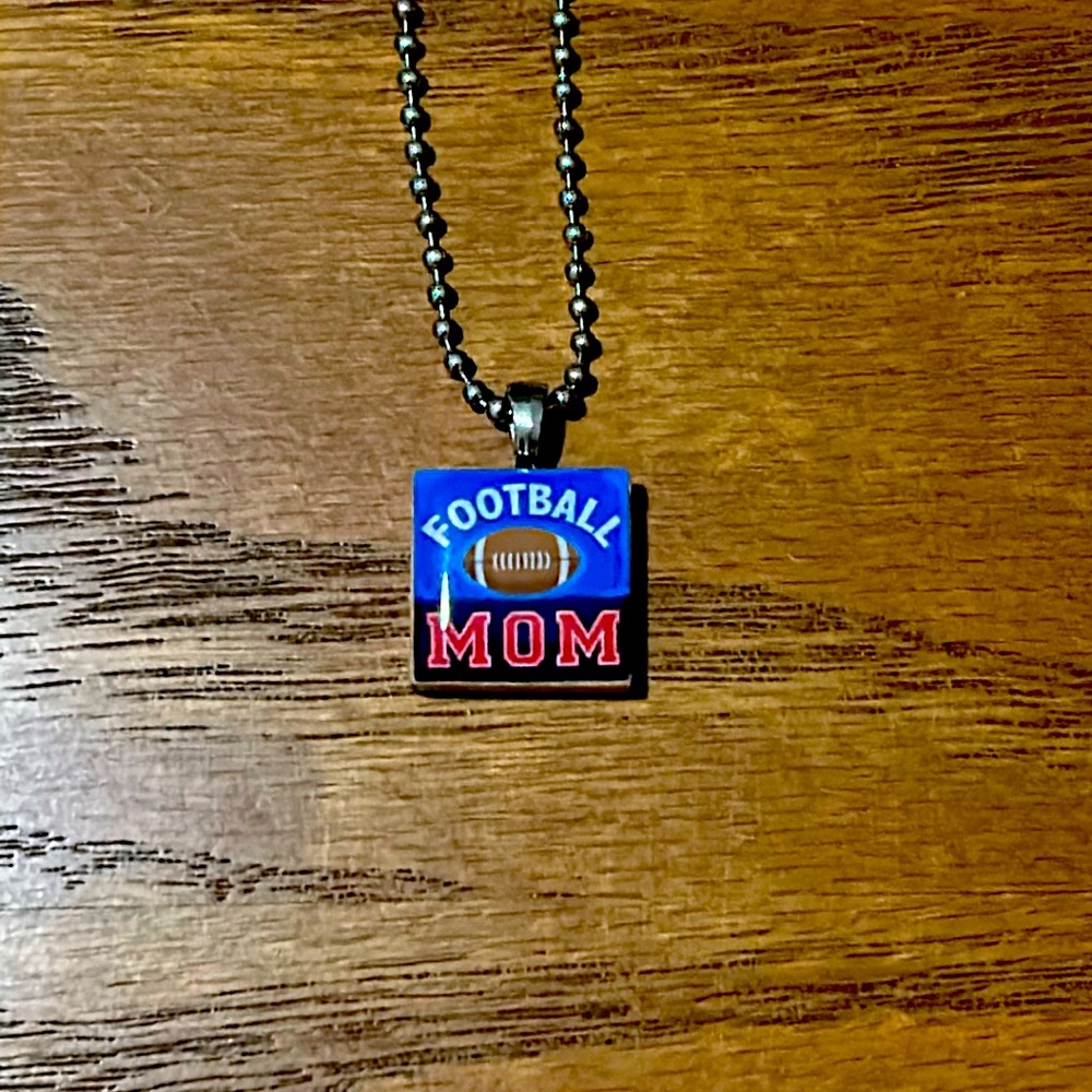 Football Mom LifeTiles Necklace